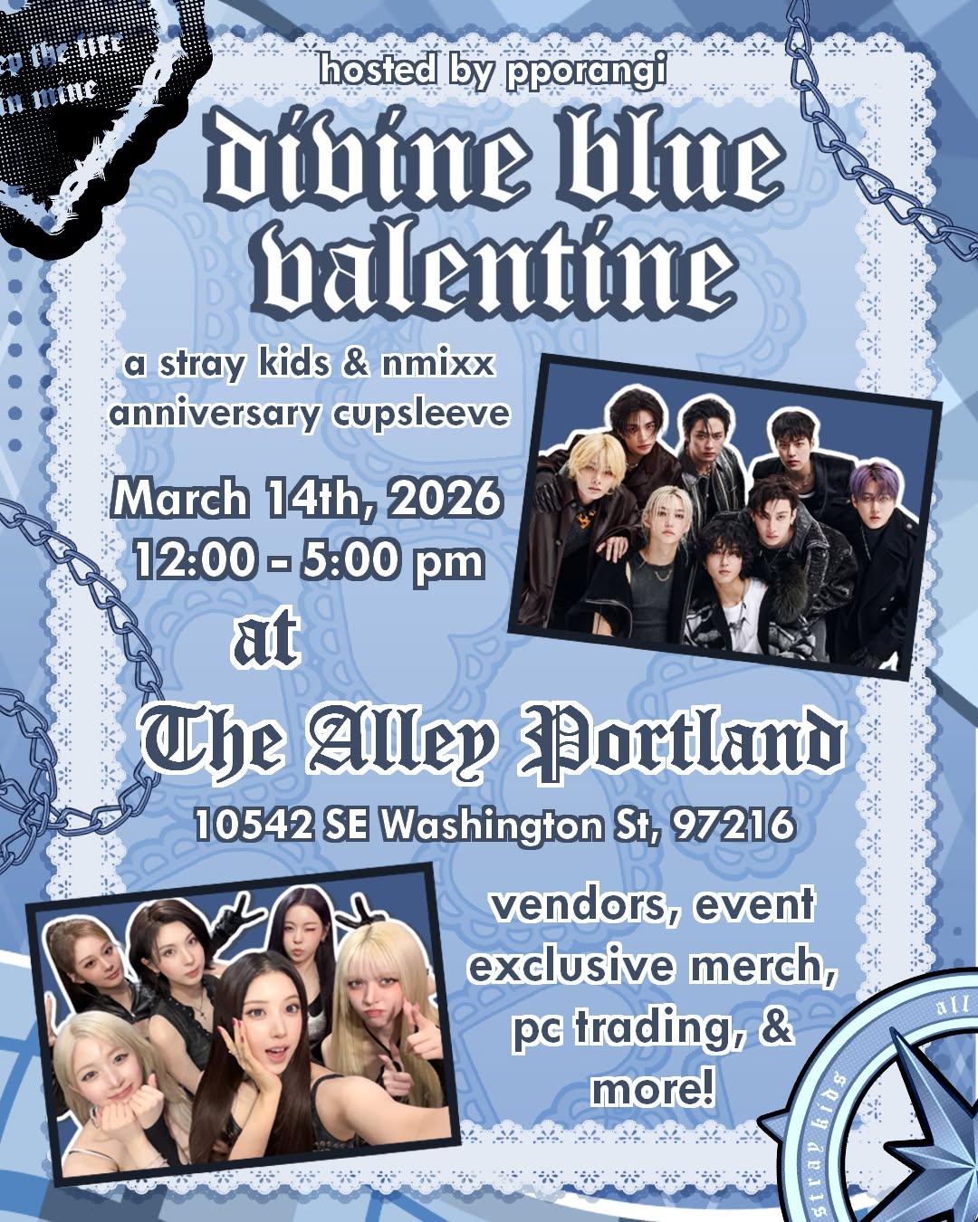 Divine Blue Valentine: Stray Kids & NMIXX Anniv.