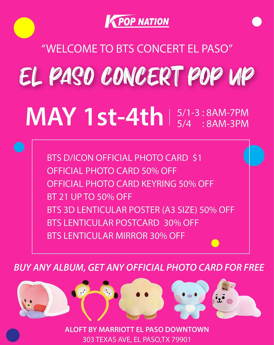 EL PASO CONCERT POP UP