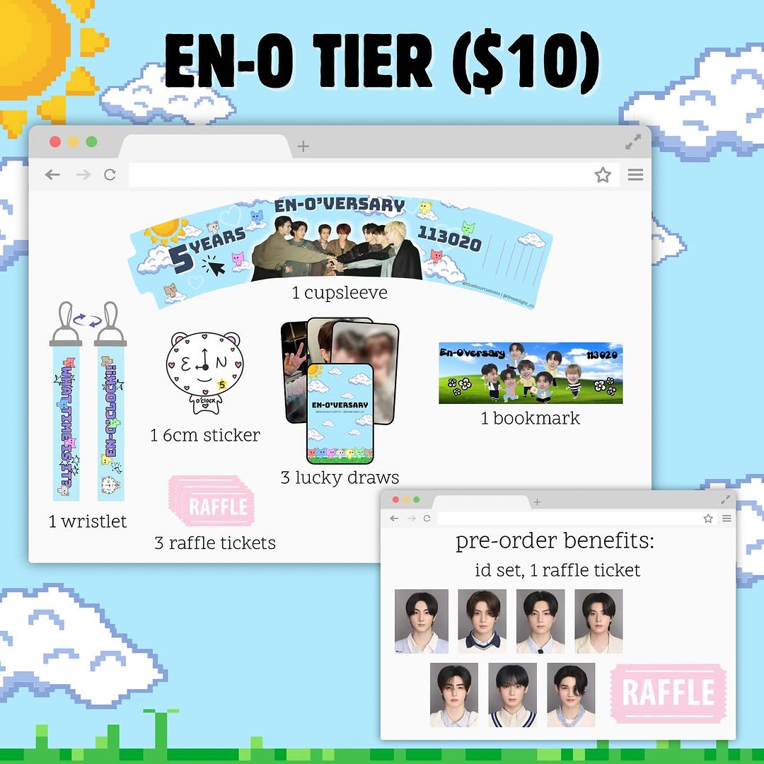 ENHYPEN 5th Anniversary cupsleeve event - Image 2