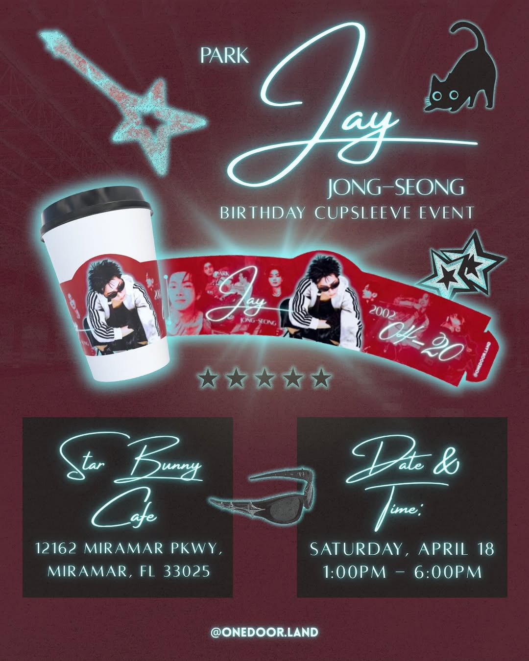 ENHYPEN JAY BIRTHDAY CUPSLEEVE