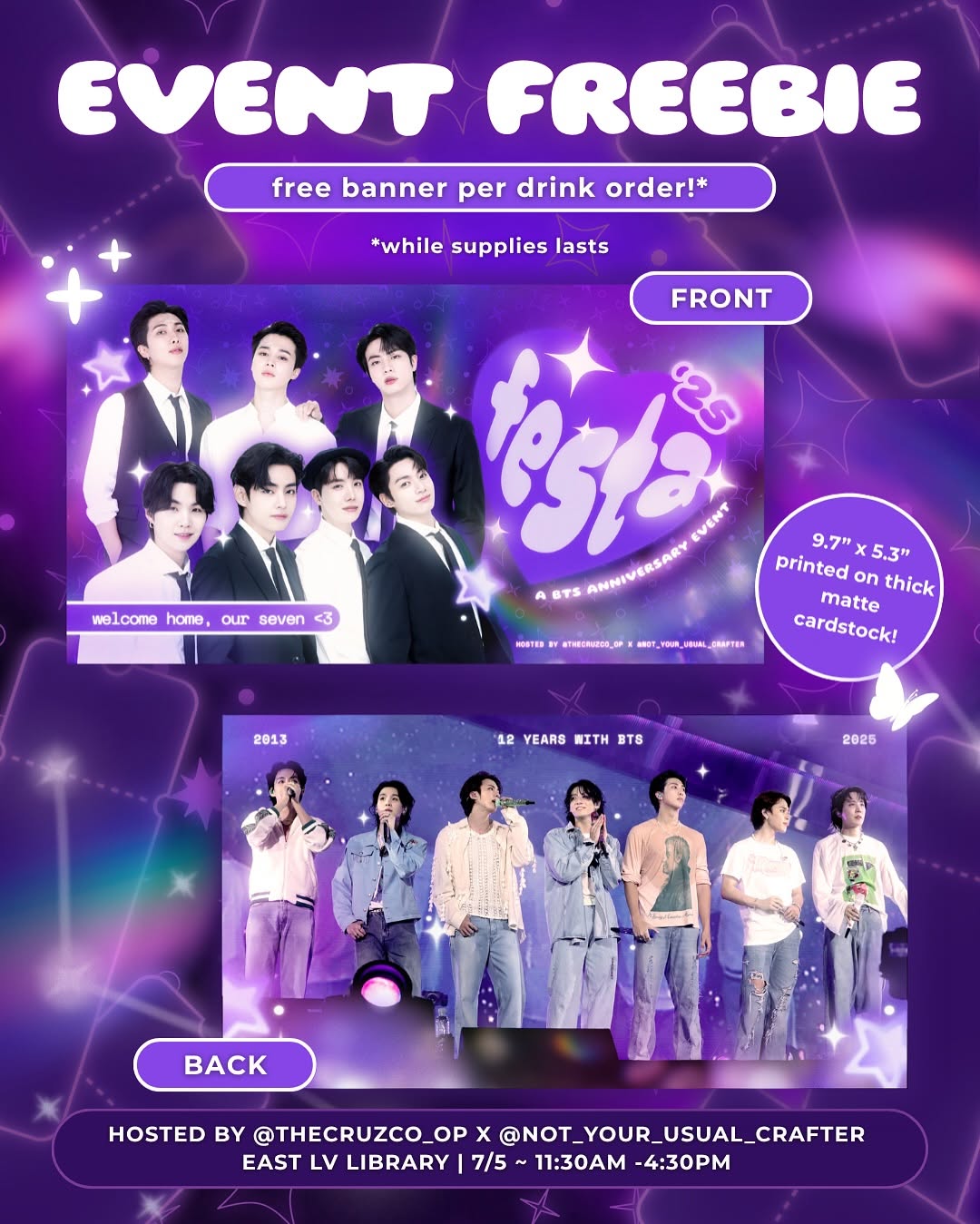 BAEKHYUN REVERIE LIVE IN LV CUPSLEEVE EVENT – Las Vegas, January