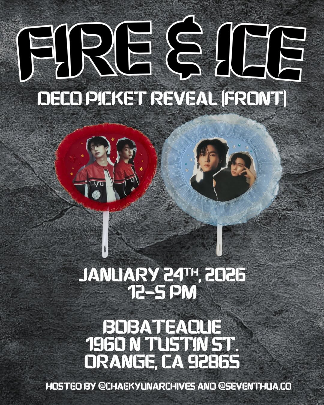 Fire and Ice Hyungwon and Changkyun BDAY Cupsleeve - Image 10