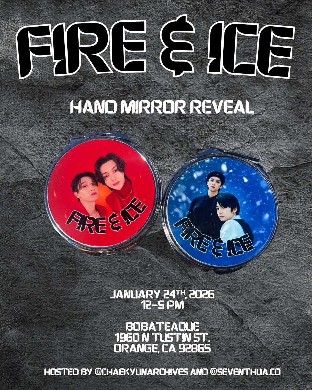 Fire and Ice Hyungwon and Changkyun BDAY Cupsleeve - Image 12