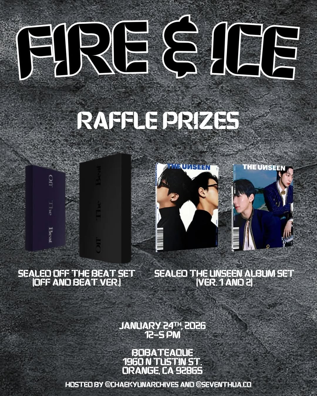 Fire and Ice Hyungwon and Changkyun BDAY Cupsleeve - Image 14