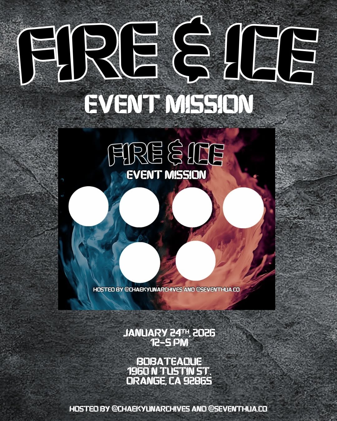 Fire and Ice Hyungwon and Changkyun BDAY Cupsleeve - Image 16