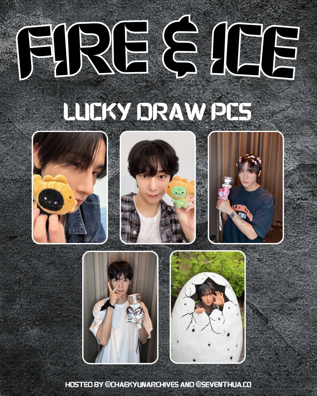Fire and Ice Hyungwon and Changkyun BDAY Cupsleeve - Image 18