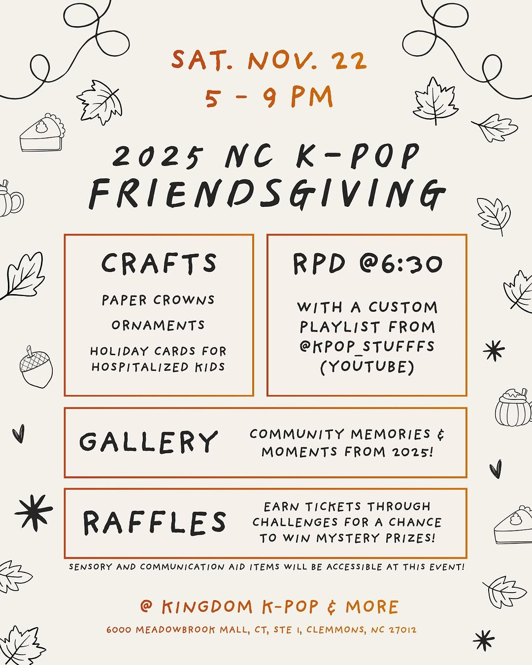 2025 NC K-POP FRIENDSGIVING