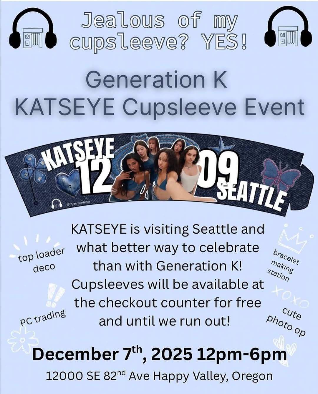 Generation K KATSEYE Cupsleeve Event - Image 1
