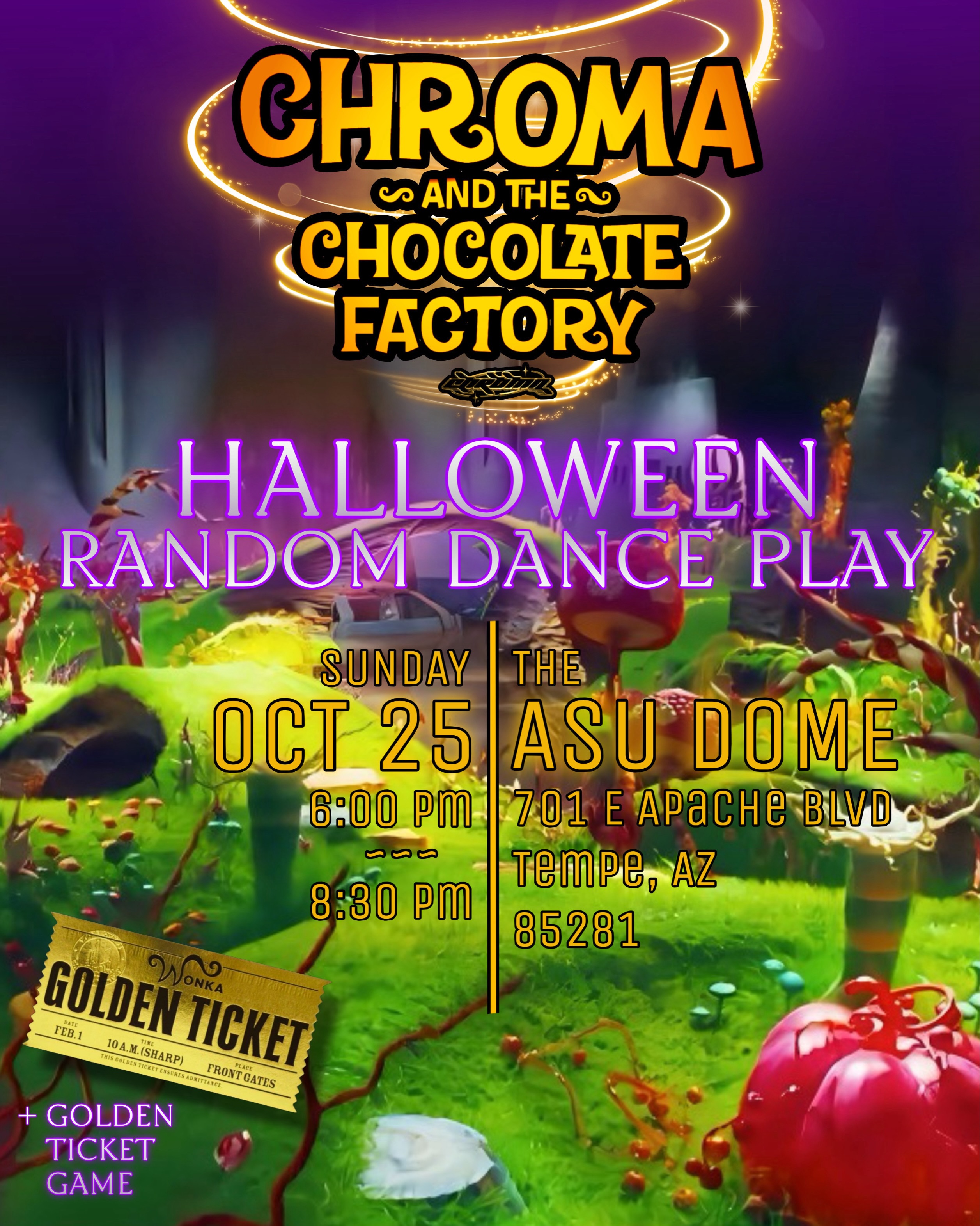 Halloween Chocolate Factory – Tempe, October 25, 2026 | Kpop Tracker