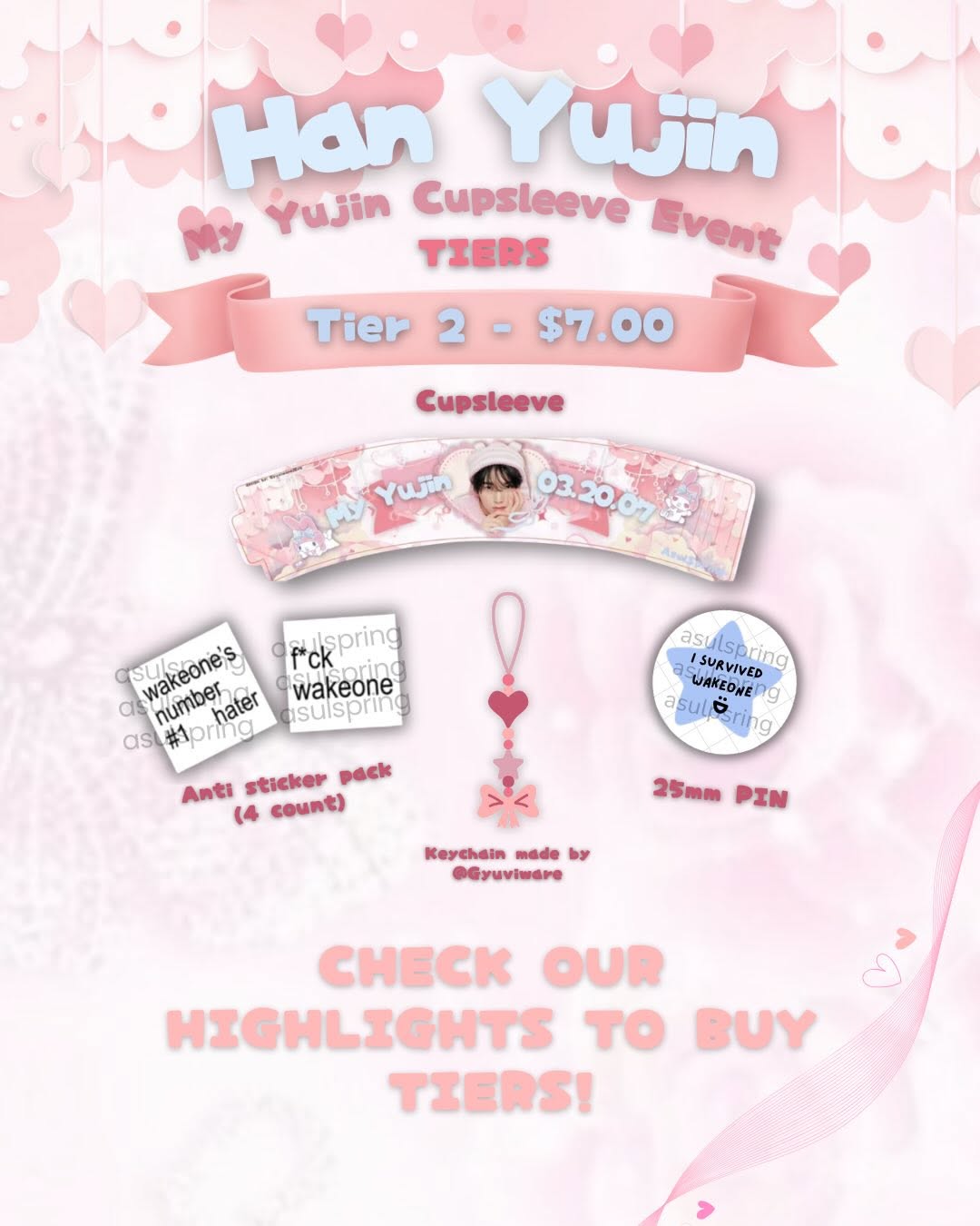 Han Yujin My Melody Cupsleeve Event - Image 3
