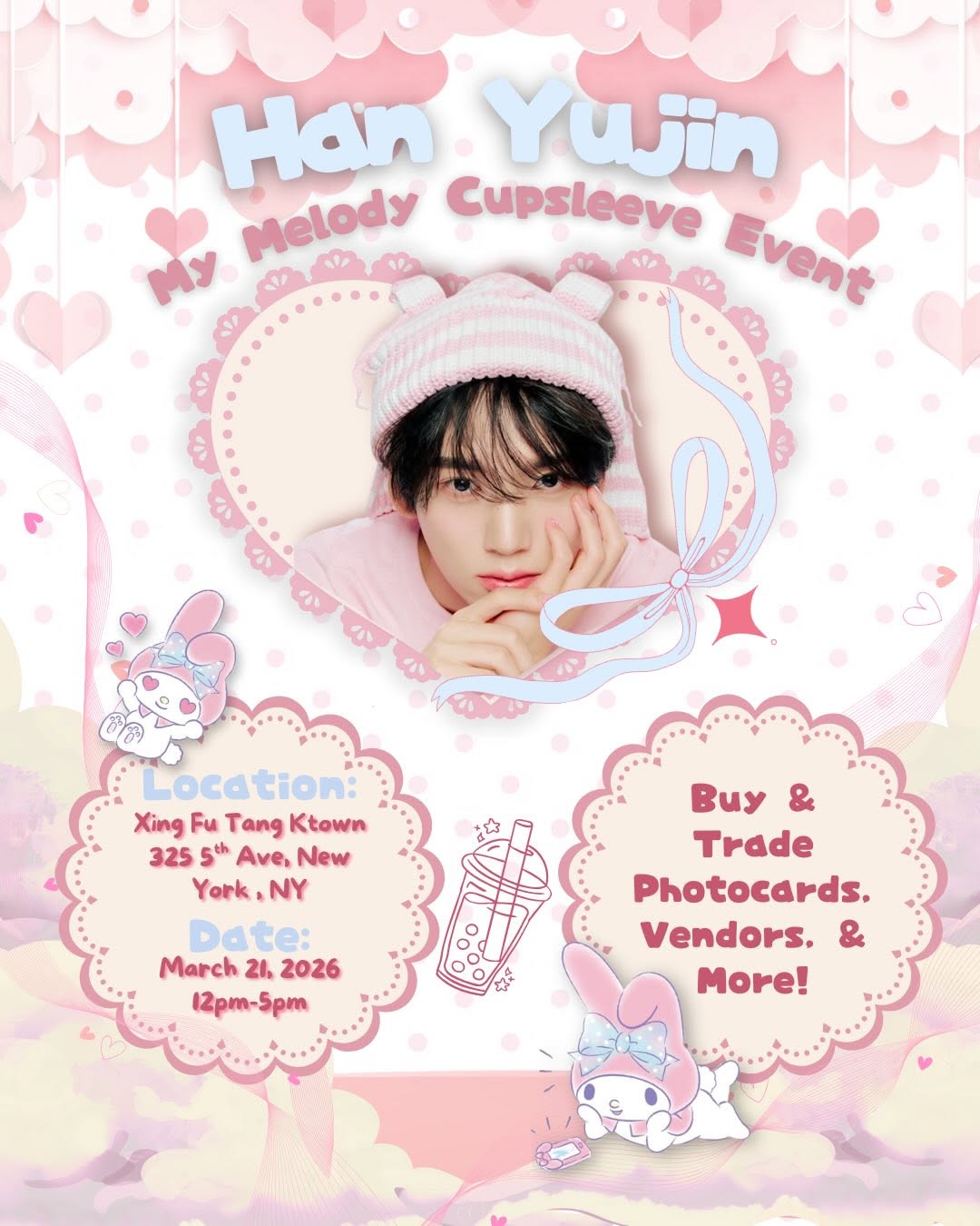 Han Yujin My Melody Cupsleeve Event