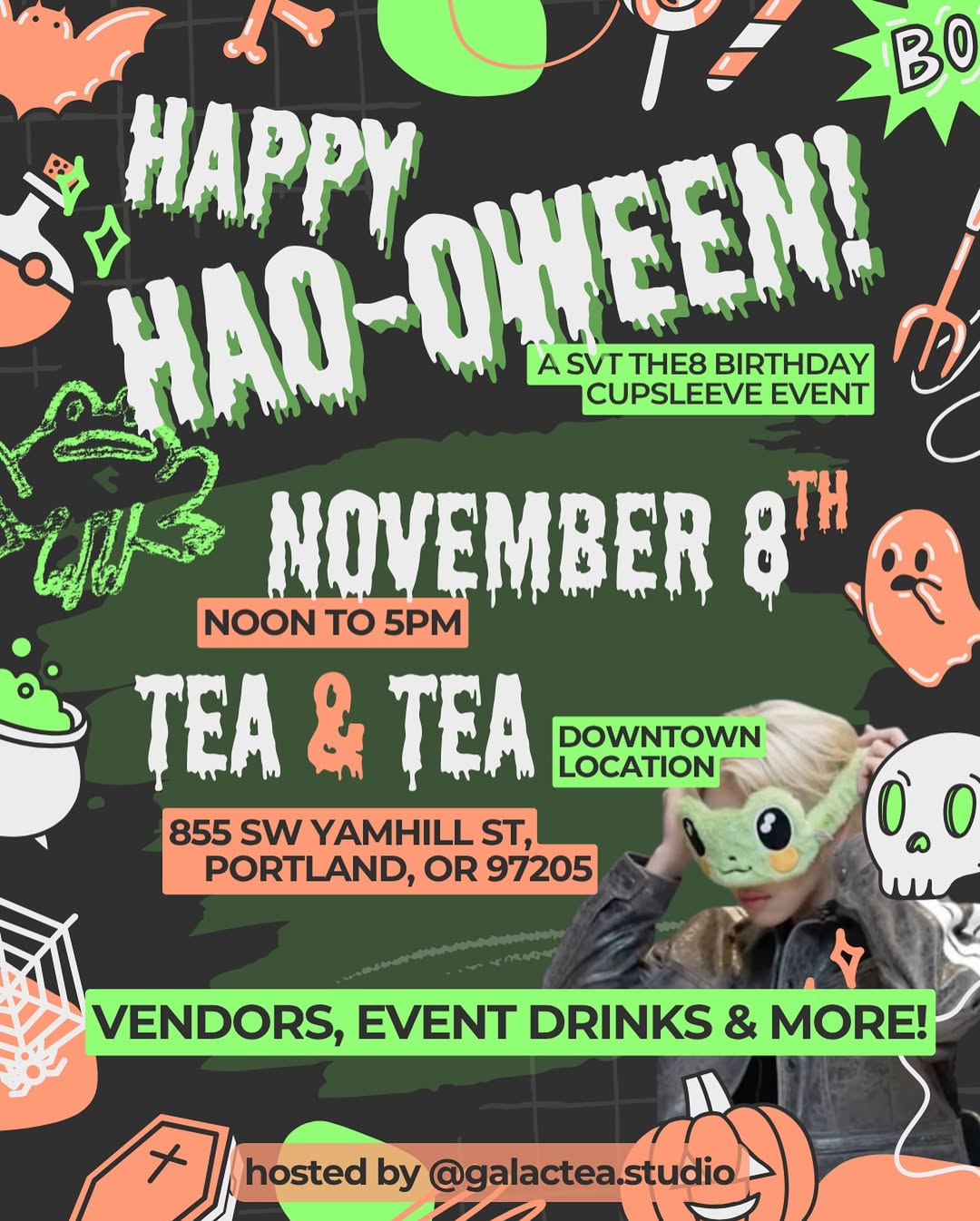 HAPPY HAO-OWEEN! Mr. Hao’s Birthday Cupsleeve Event - Image 1