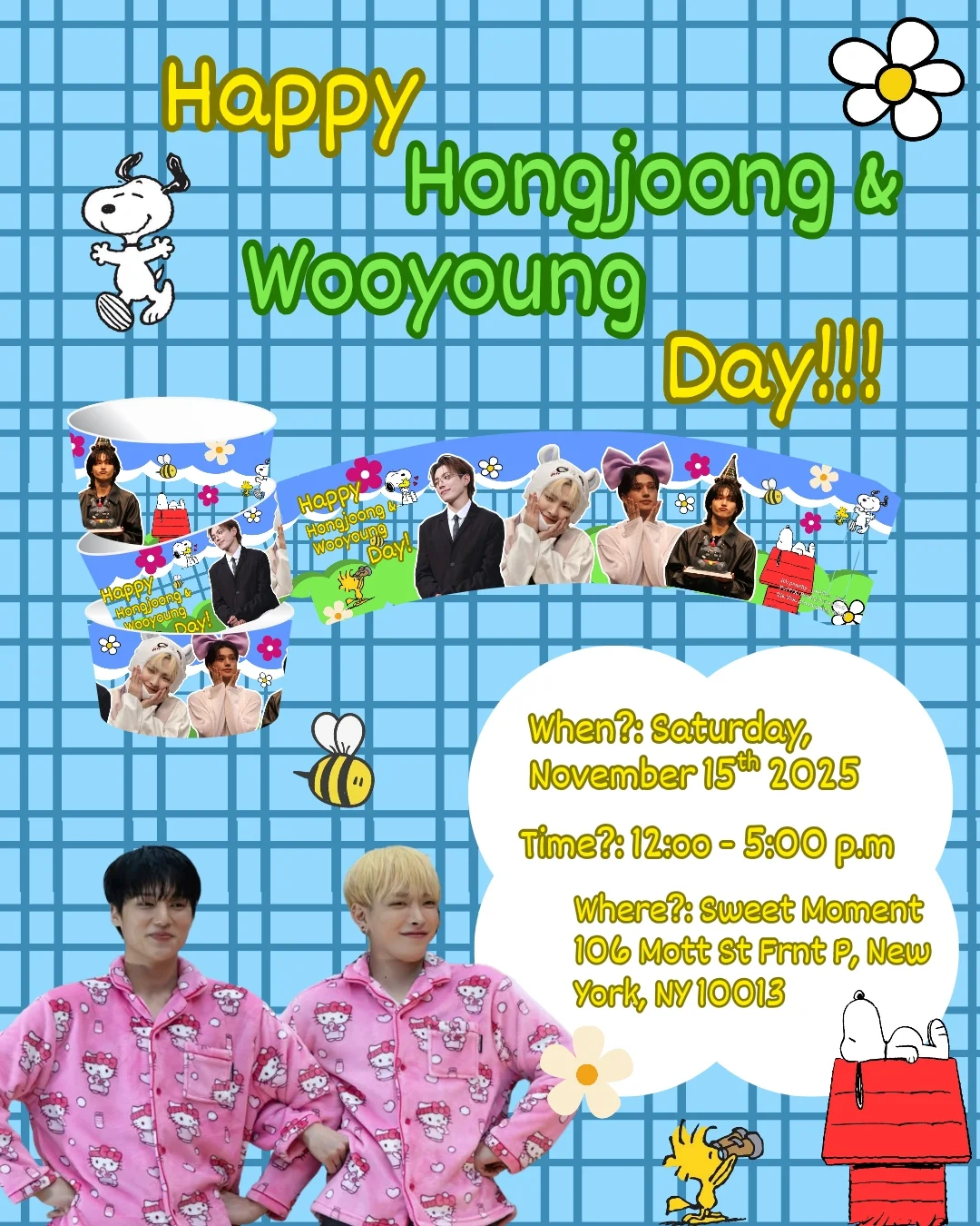 Happy Hongjoong & Wooyoung Day!!! Cupsleeve Event