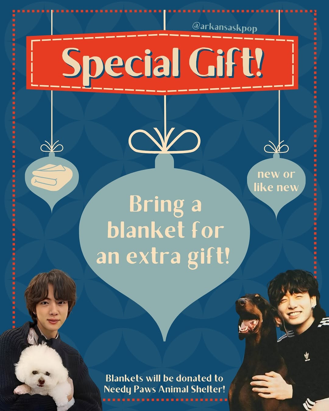 Happy Howlidays: Holiday BTS Cupsleeve and Pet Shelter Blanket Drive - Image 3