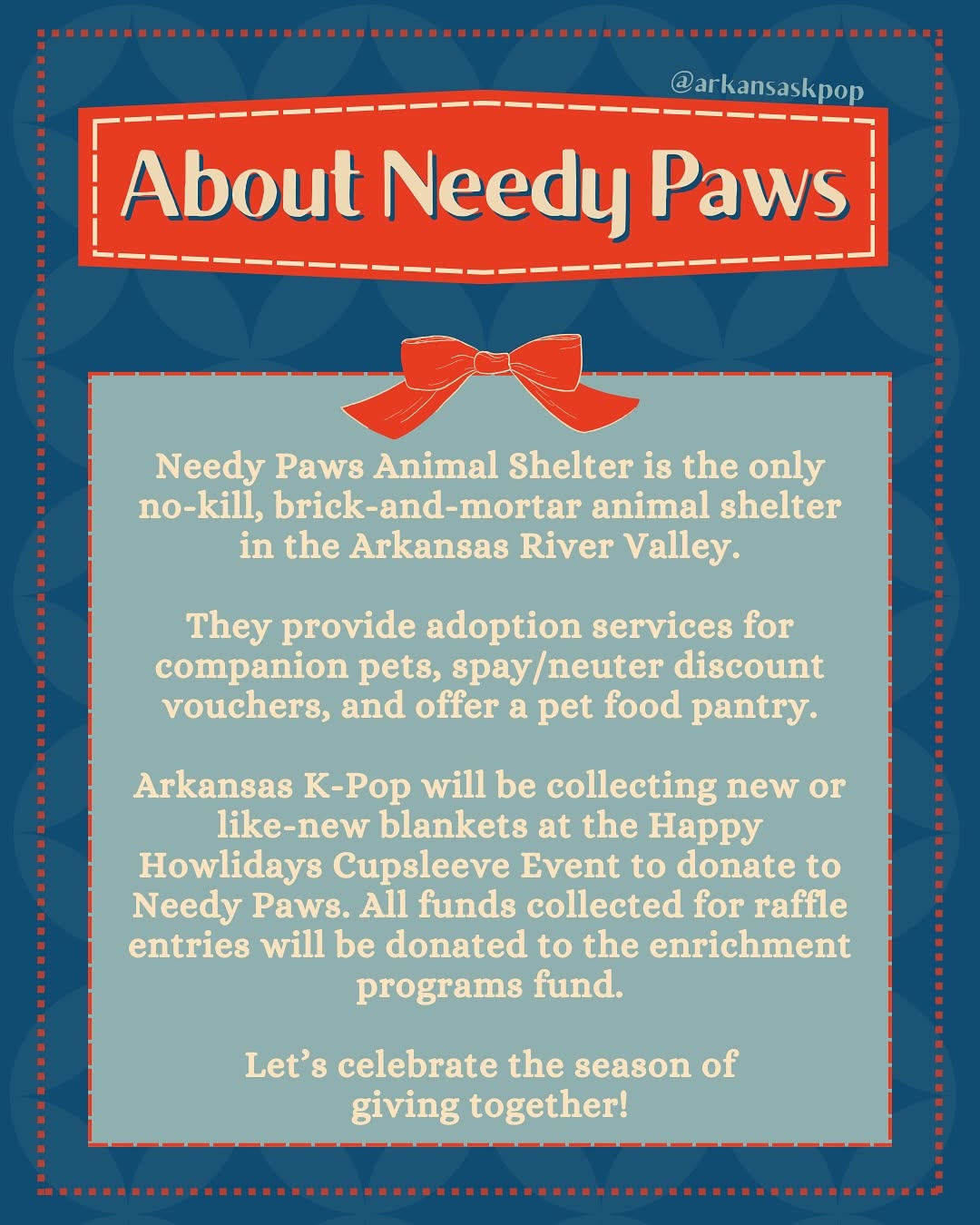 Happy Howlidays: Holiday BTS Cupsleeve and Pet Shelter Blanket Drive - Image 2