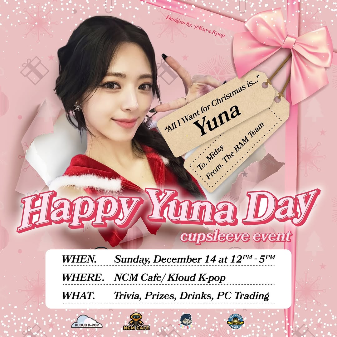 Happy Yuna Day Cupsleeve Event - Image 1