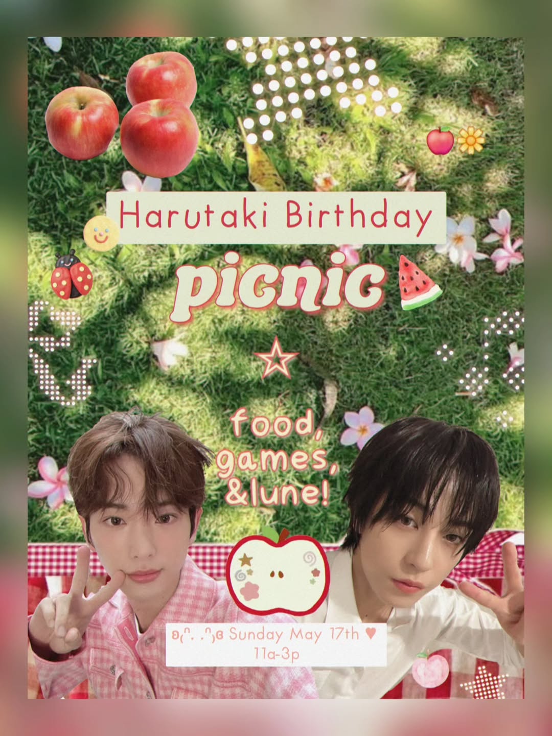 Harua & Taki birthday picnic