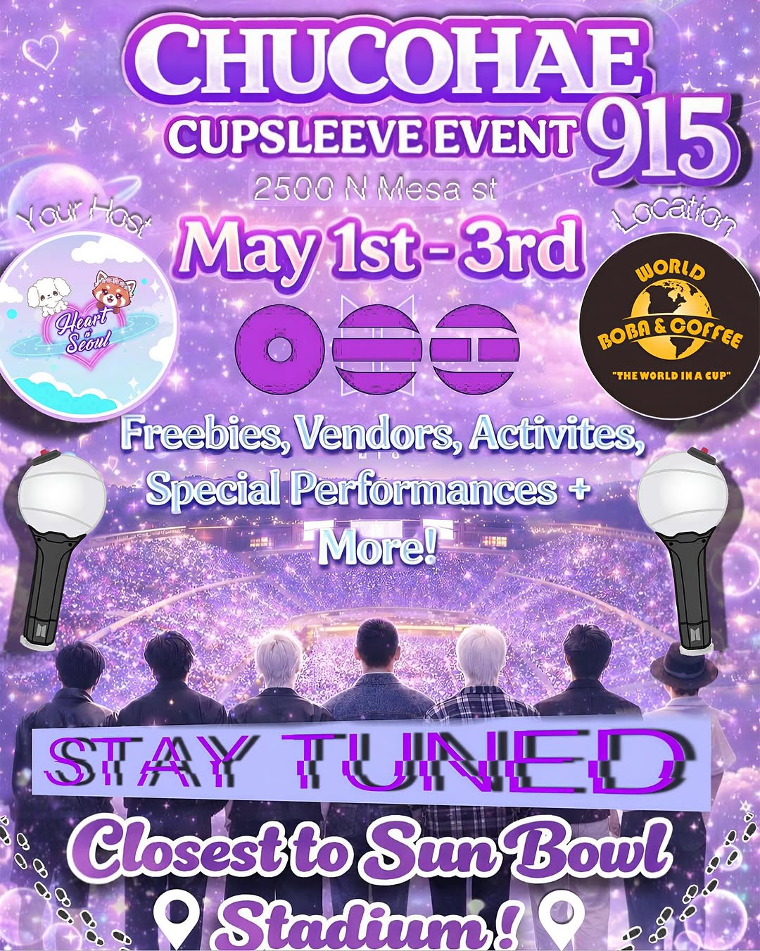 Heart N Seoul BTS CUPSLEEVE EVENT