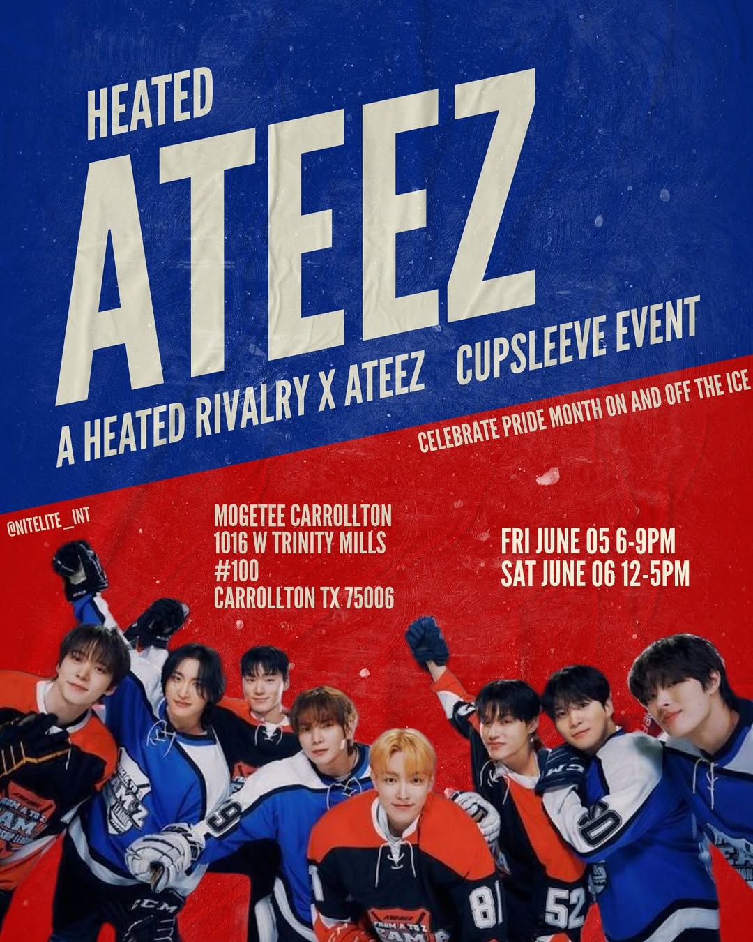 HEATED ATEEZ CUPSLEEVE EVENT