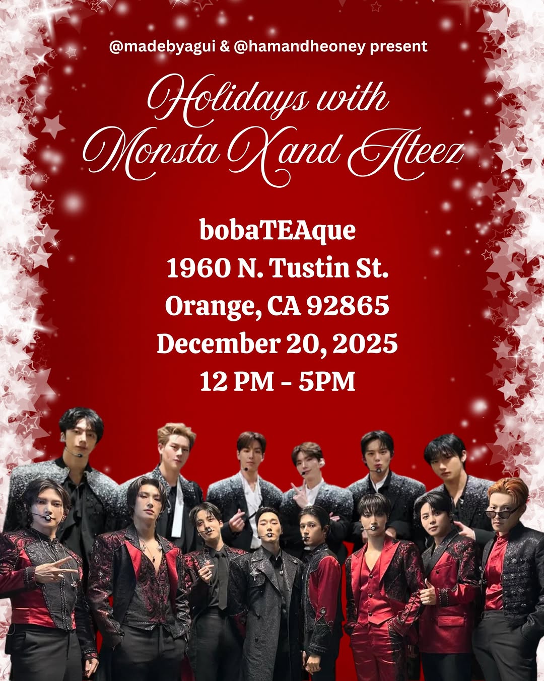 Holidays with Monsta X and Ateez