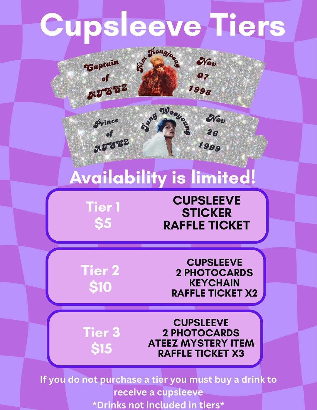 HONGJOONG AND WOOYOUNG'S BIRTHDAY BASH CUPSLEEVE - Image 5