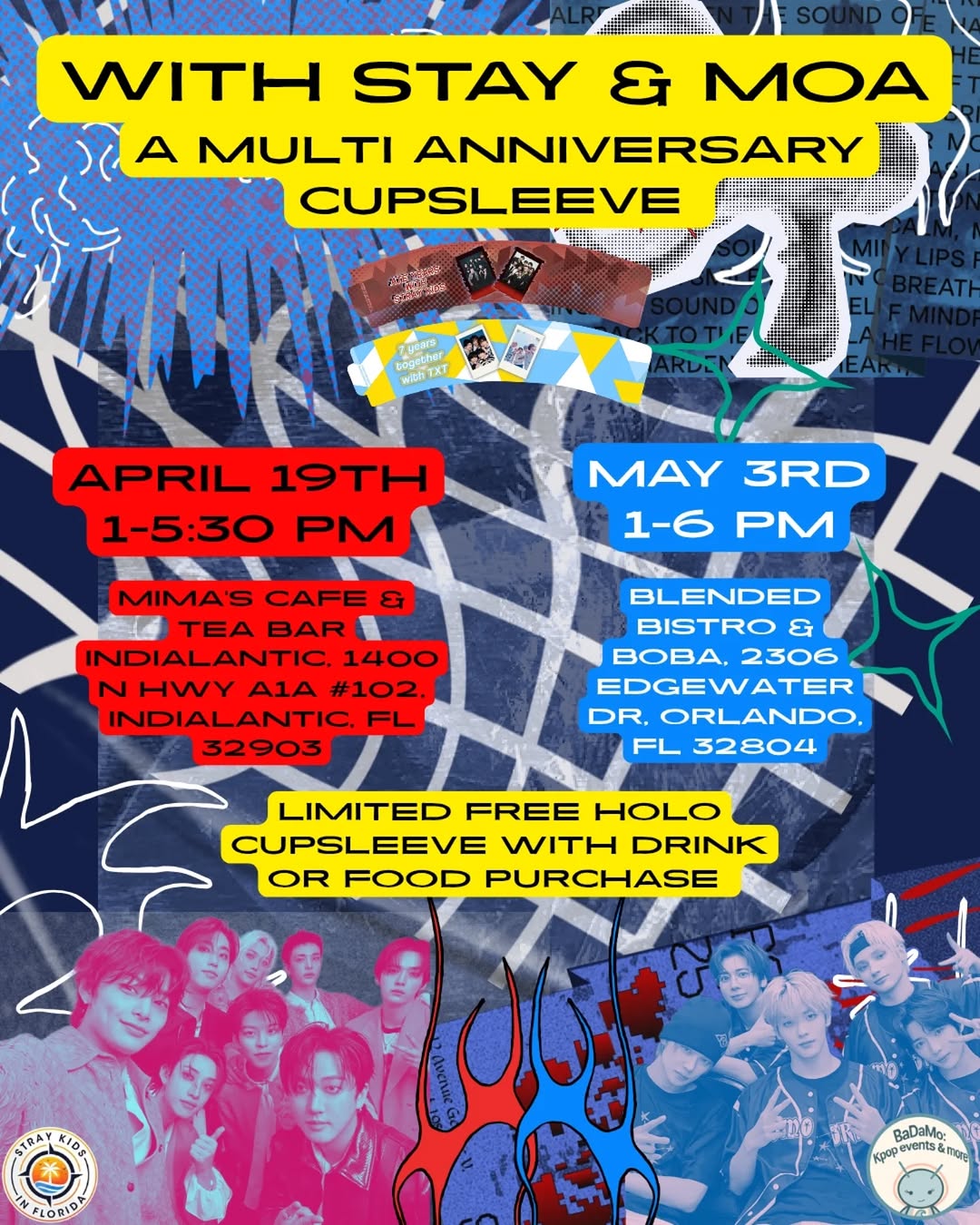 With Stay & MOA a multi anniversary cupsl. APR 19