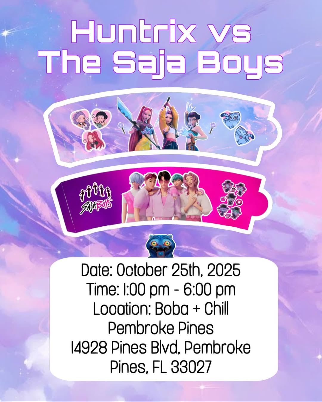 Huntrix vs The Saja Boys Kpop Demon Hunters Fan Event