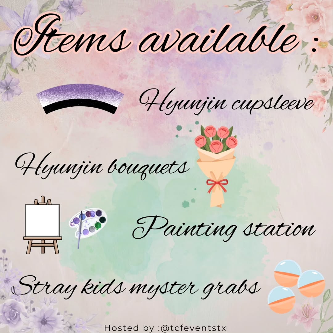 Hyunjin Over Flowers - A Birthday Cupsleeve - Image 2