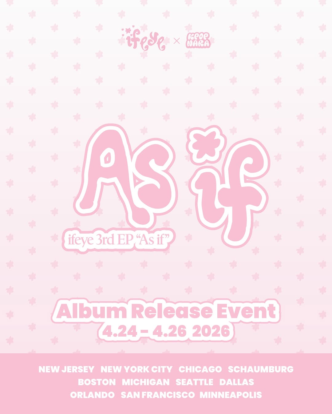 ifeye’s 3rd EP “As if” Celebration