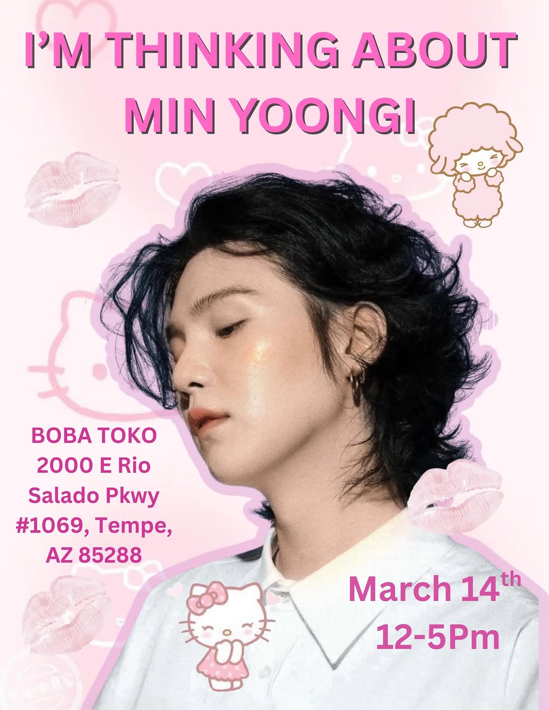 I'm thinking about Min Yoongi