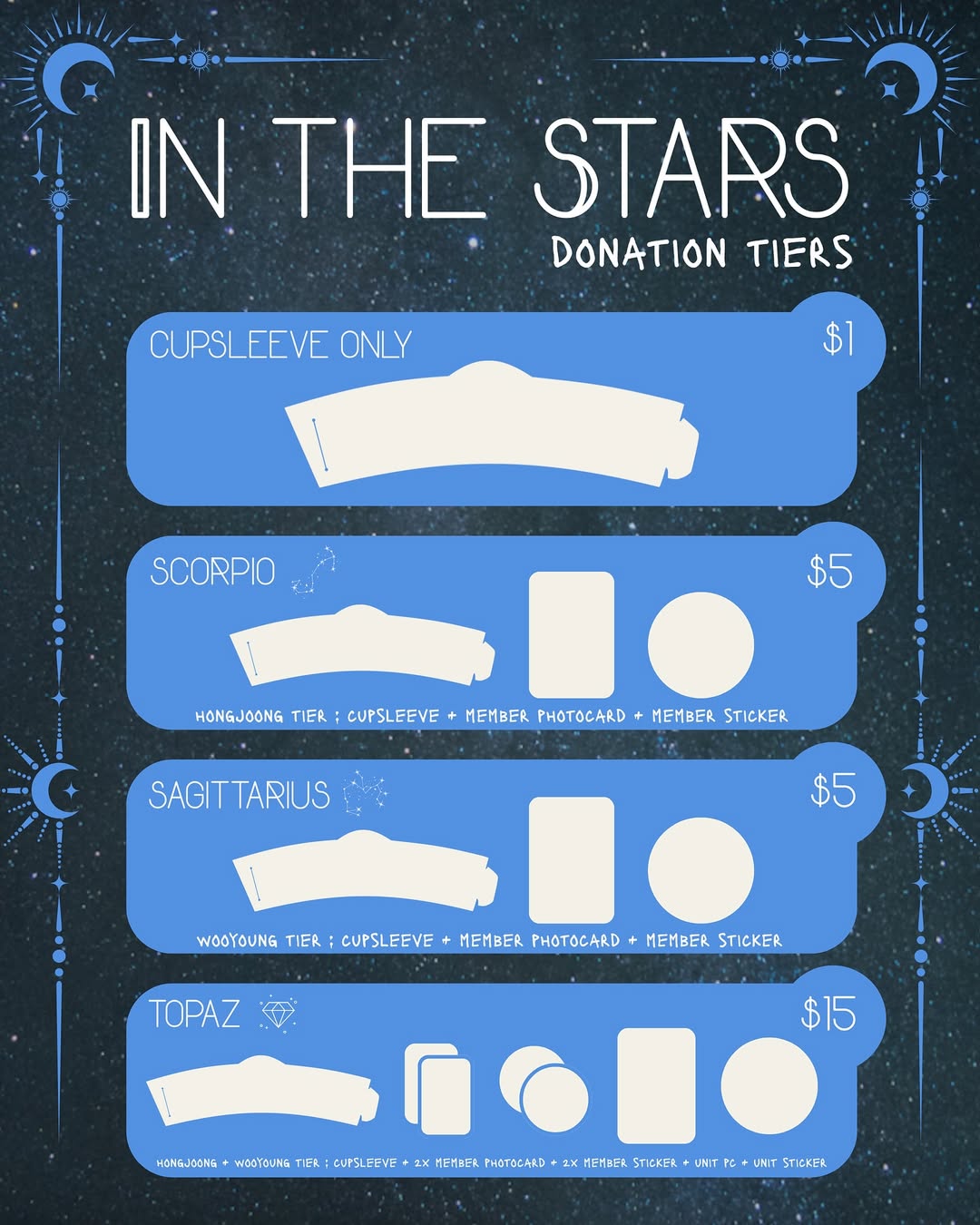 IN THE STARS A TOPAZ CUPSLEEVE EVENT - Image 1