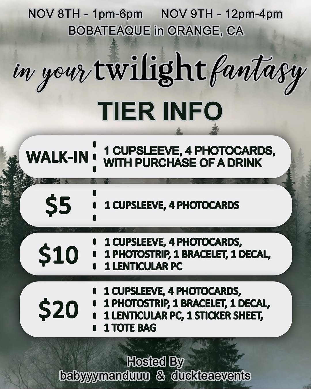 In Your Twilight Fantasy - ATEEZ x Twilight Cupsleeve - Image 3