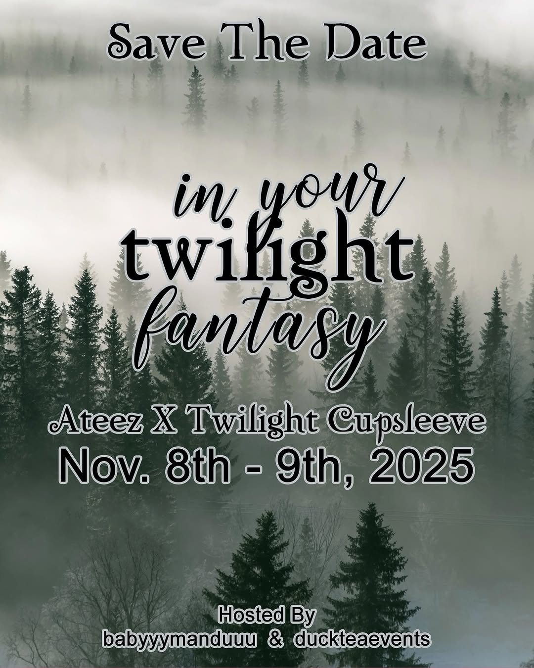 In Your Twilight Fantasy - ATEEZ x Twilight Cupsleeve