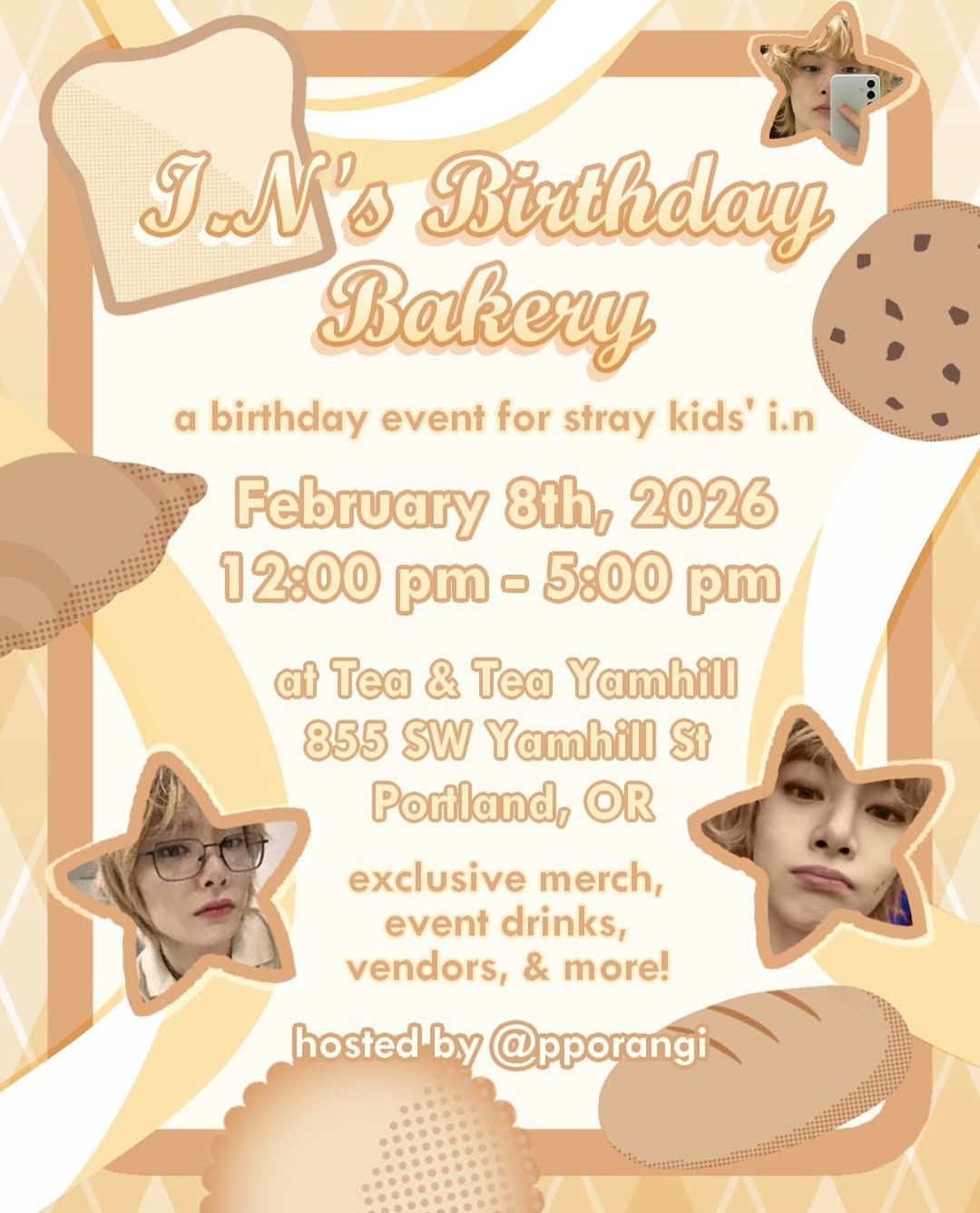 I.N's Birthday Bakery Cupsleeve Event