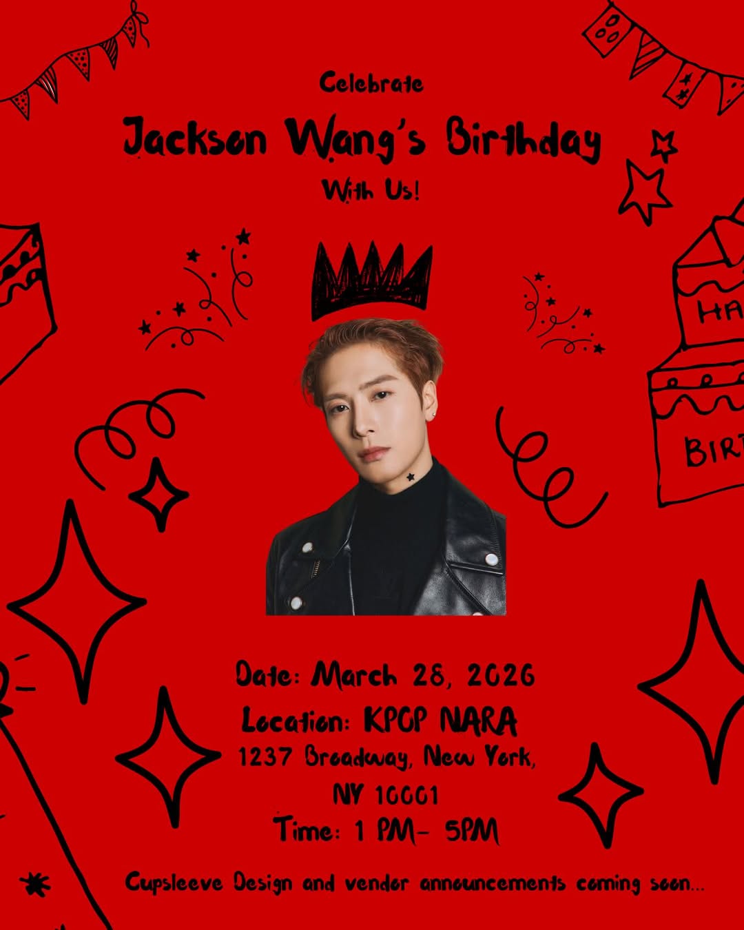 Jackson Wang Cupsleeve Event