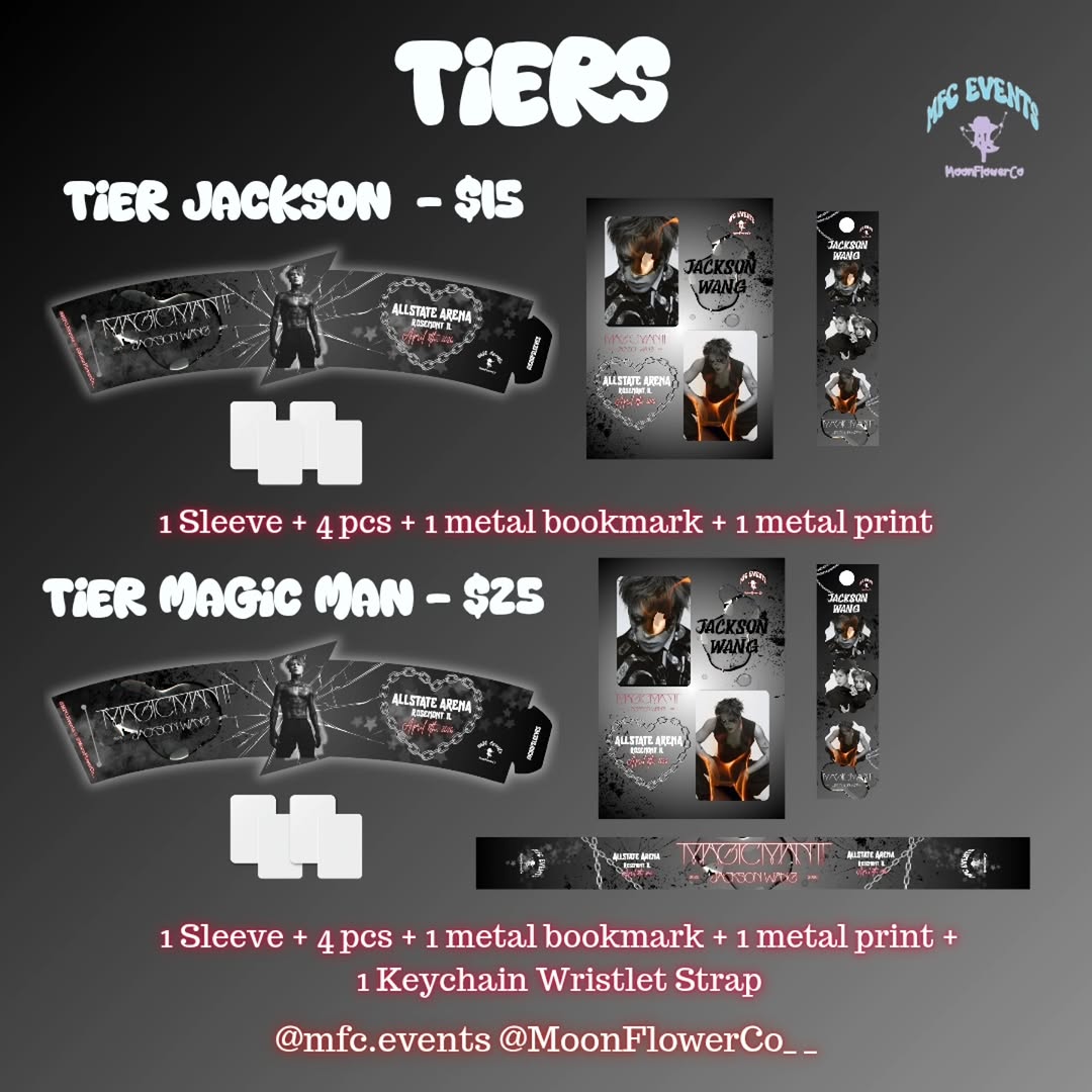Jackson Wang Magic Man II Pre-Concert Cupsleeve - Image 2