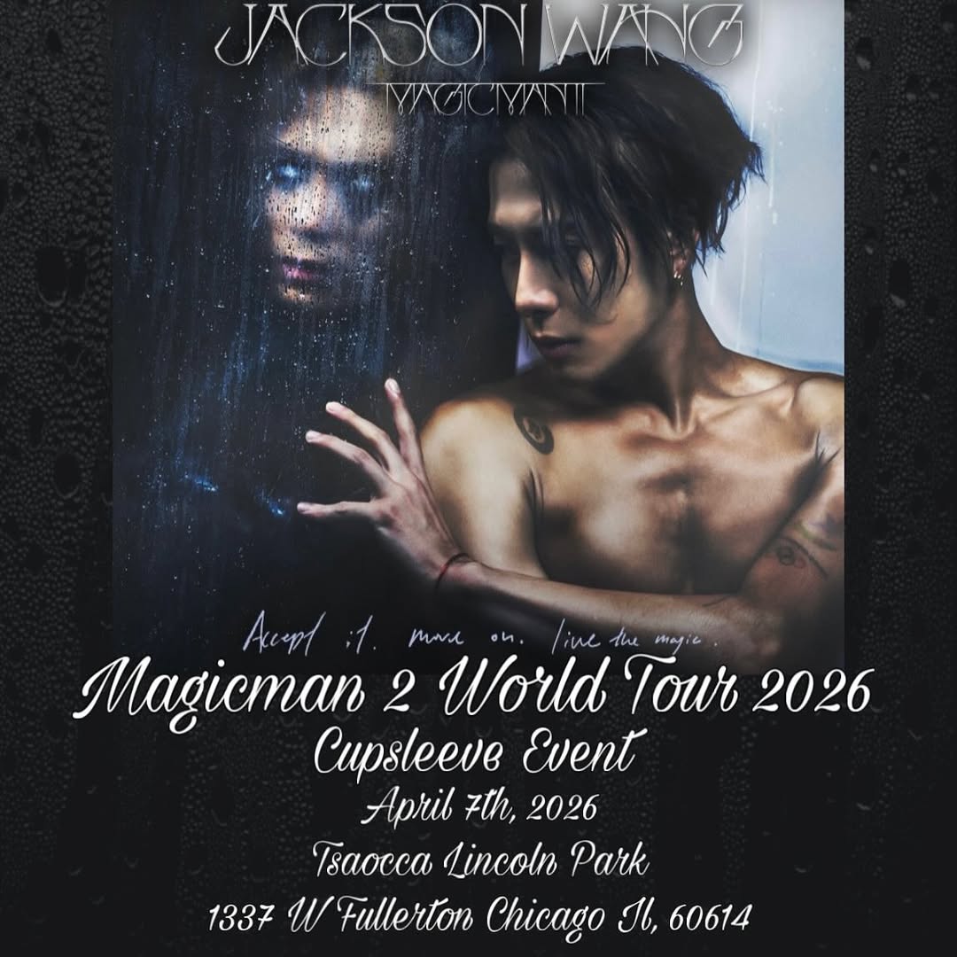 Jackson Wang Magicman 2 cupsleeve event