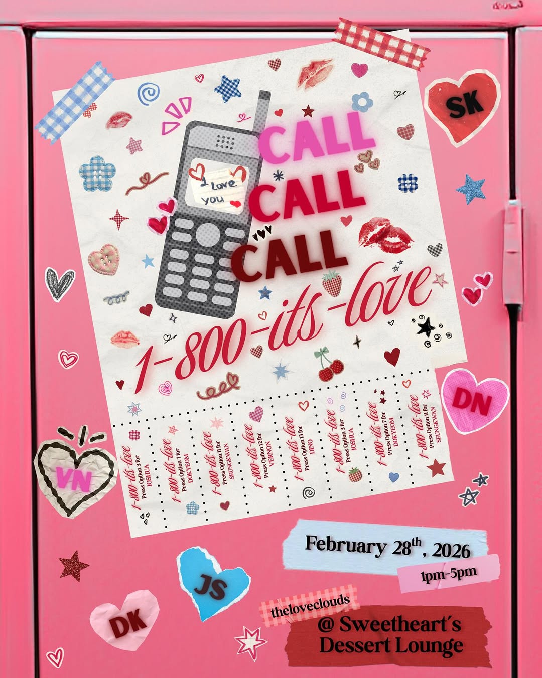 Joshua, Seungkwan, Dino, Dokyeom, and Vernon CUP.