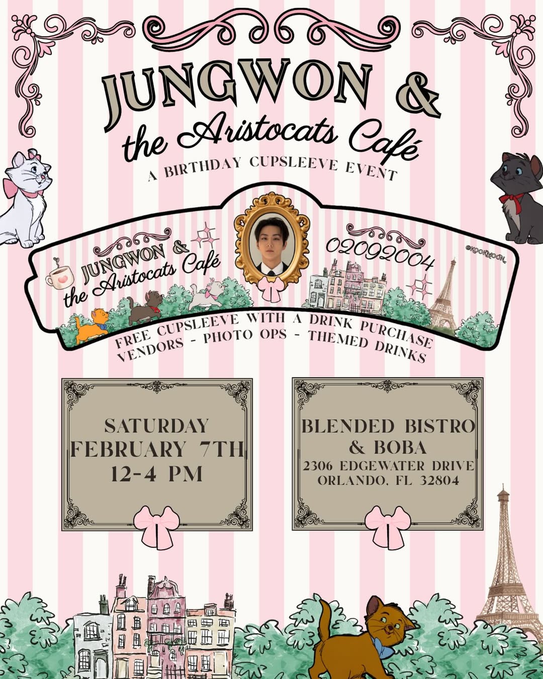Jungwon's Birthday Cupsleeve Event