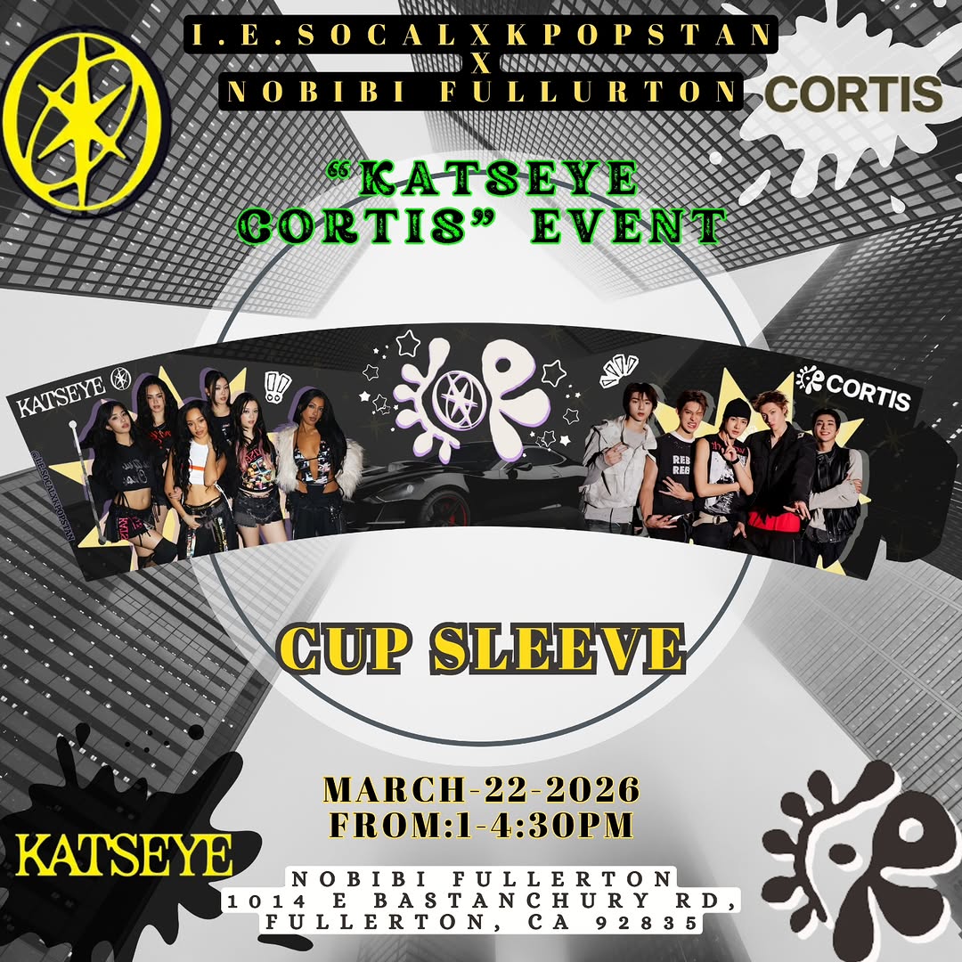 Katseye and Cortis Cupsleeve Event