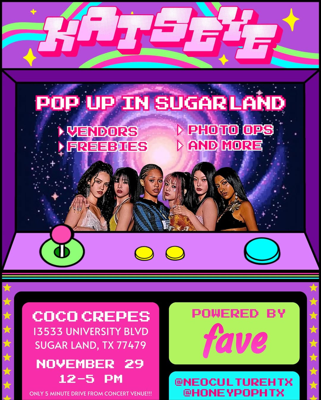 KATSEYE's POP-UP IN SUGARLAND - Image 1