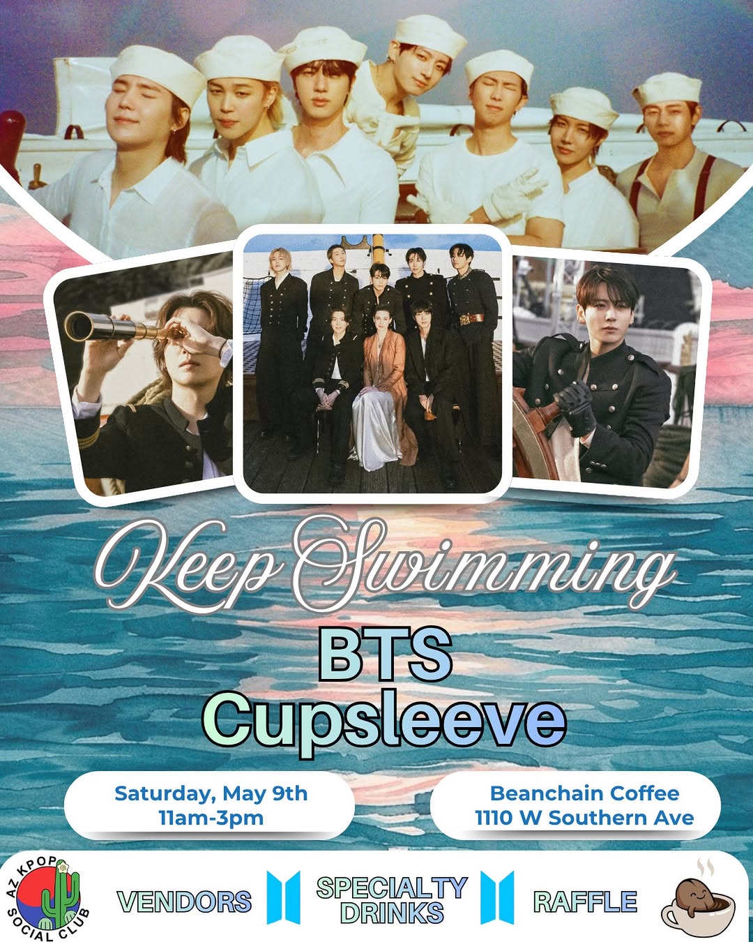 Keep Swimming a BTS cupsleeve event