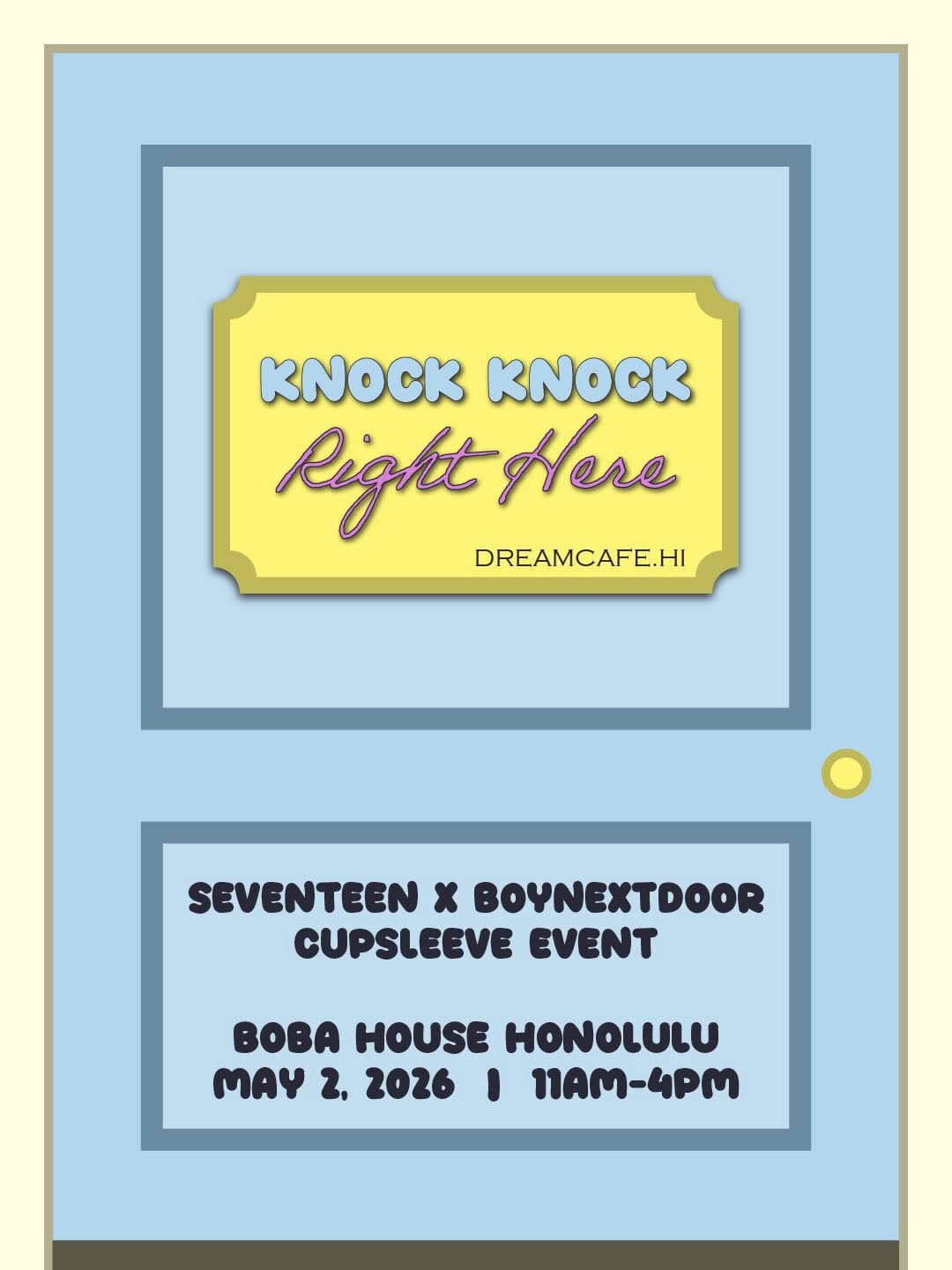 Knock Knock Right Here: Seventeen x BoyNextDoor Anniversary Cupsleeve Event - Image 2