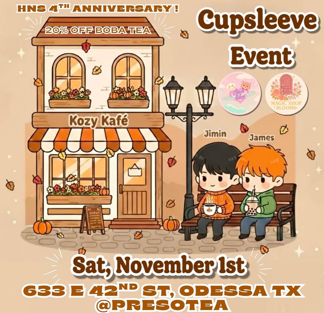 Kozy Kafé Vendor Market with Jimin & James