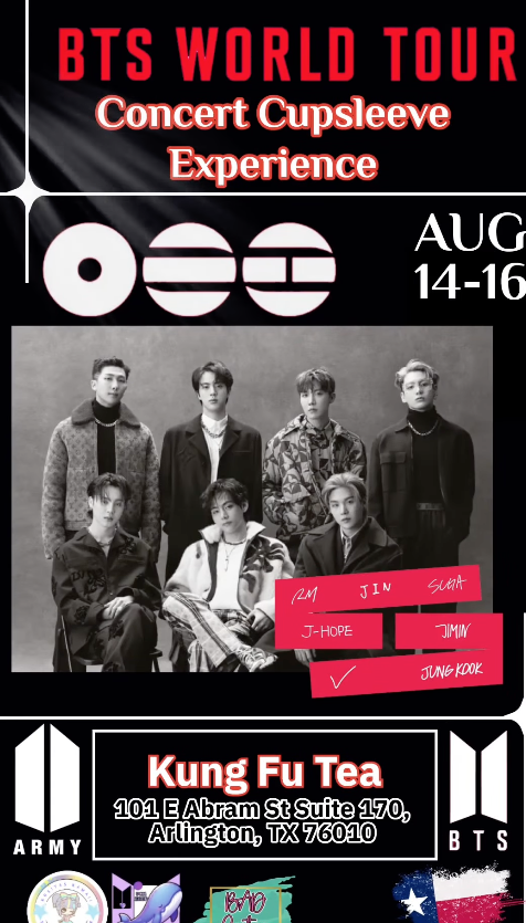 K-pop Bestie tour: BTS cupsleeve experience