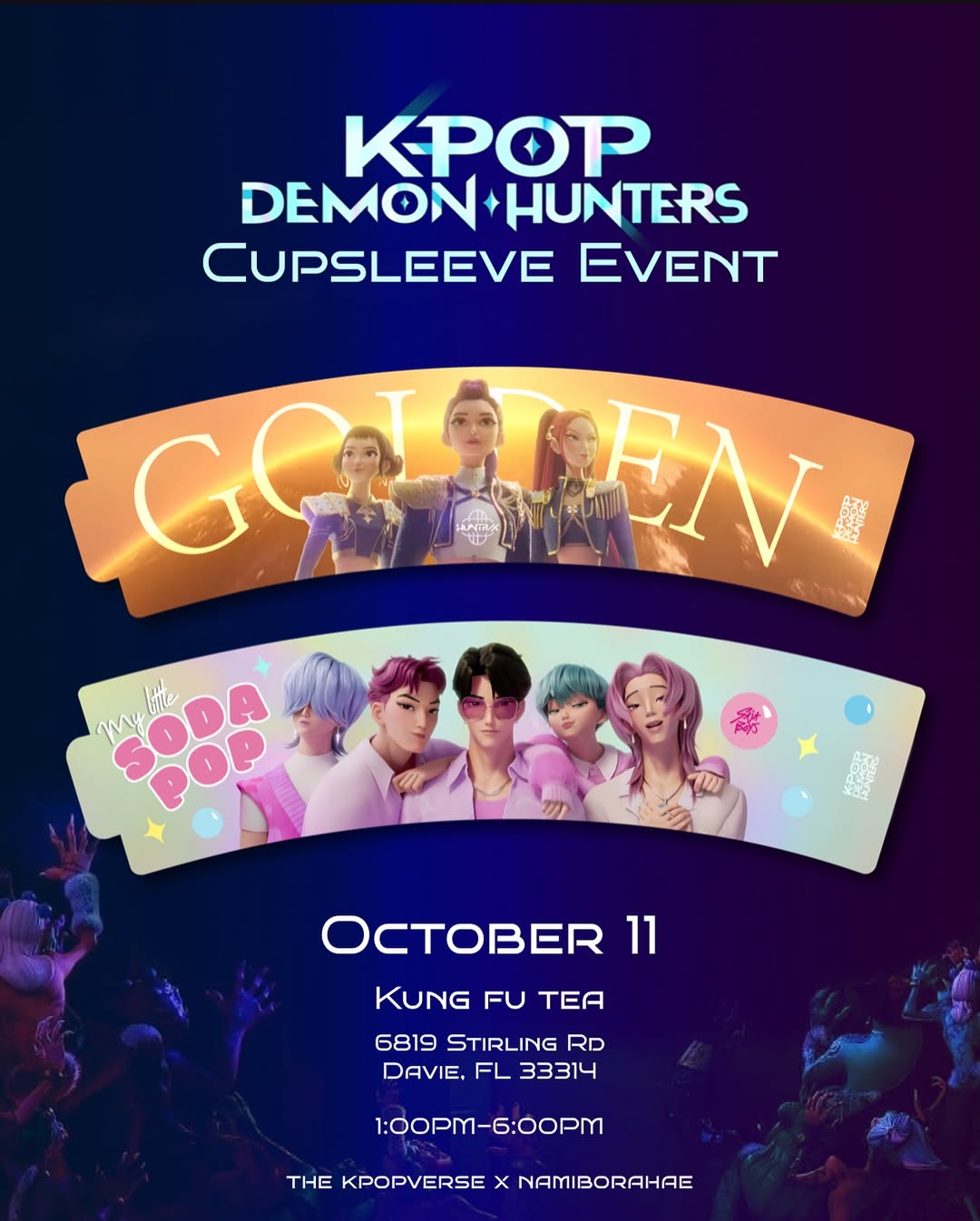 K-Pop Demon Hunters Cupsleeve Event - Image 1