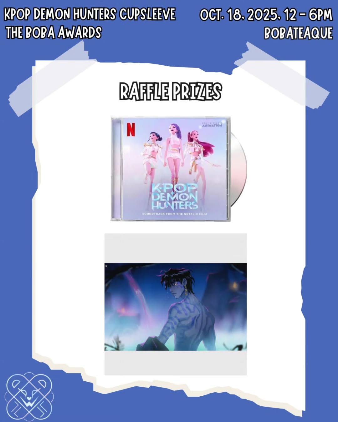 KPOP DEMON HUNTERS CUPSLEEVE, THE BOBA AWARDS - Image 1