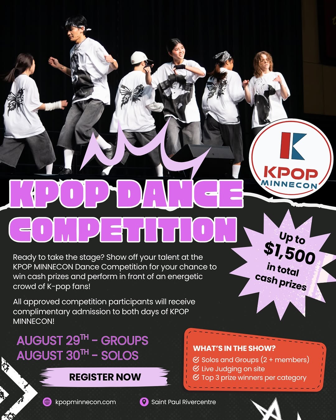 KPOP MINNECON 2026 – Saint Paul, August 29 – 30, 2026 | K-Pop Tracker