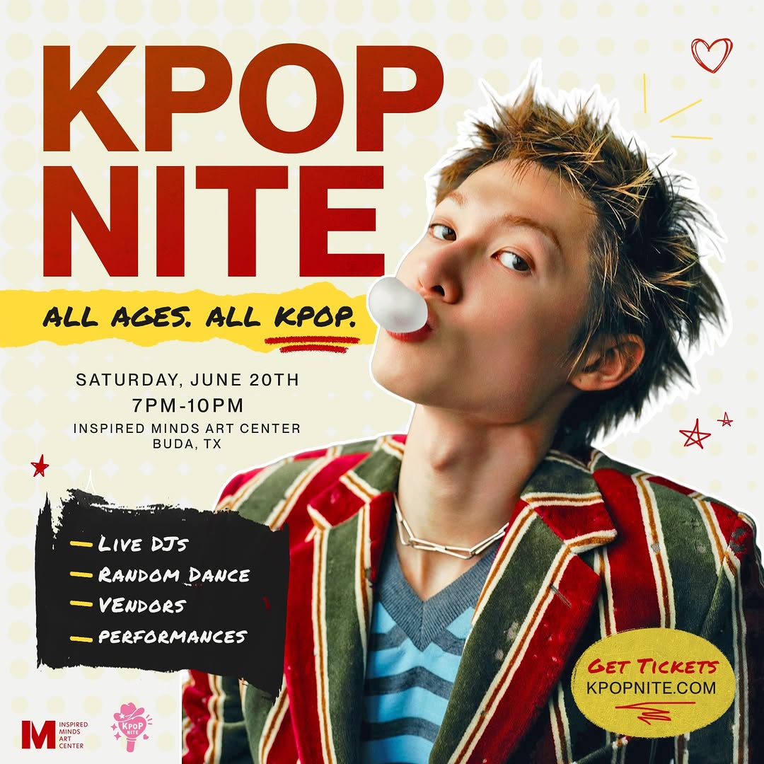 Kpop Nite All Ages – Buda, June 20, 2026 | K-Pop Tracker