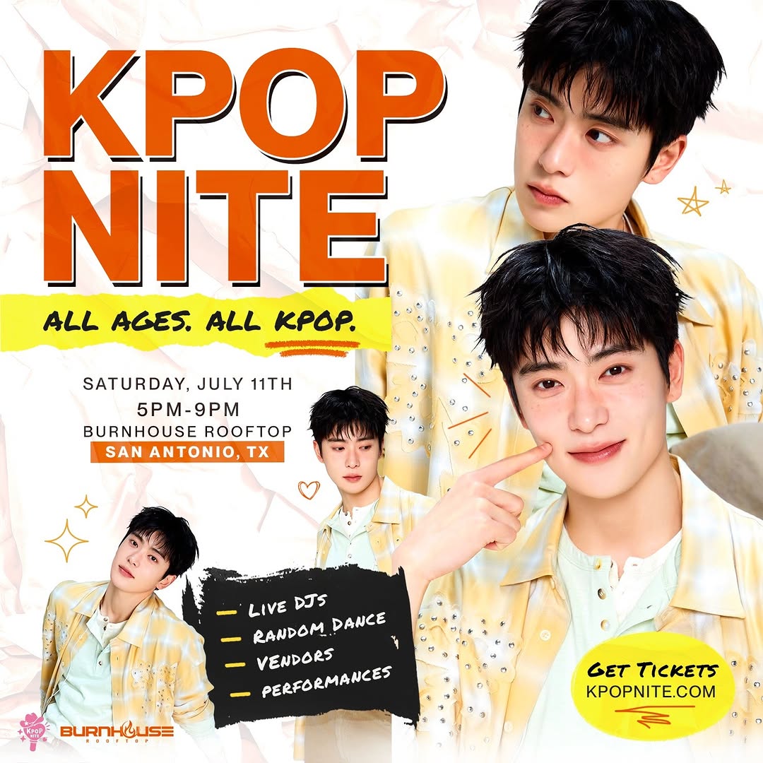 Kpop Nite's All Ages event – San Antonio, July 11, 2026 | K-Pop
